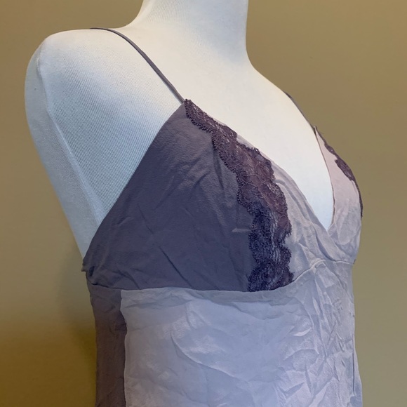 VS Vintage 100% Silk Embroidered Lingerie Babydoll Slip - Picture 4 of 11
